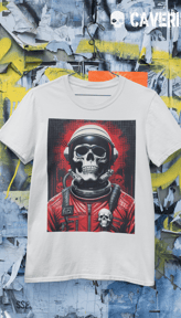 Caveira no Streetwear: Camiseta de Moda Urbana pela Cavérik