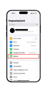 Aumentare durata batteria iPhone