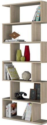Bibliothèque Athéna en bois naturel 