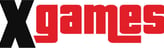 a logo for the x games, leader in gaming, sports betting and online casino in Nigeria