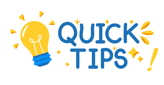 a garhic illustrating quick tips