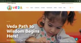 School website for Veda School in Vijayawada designed by Suvarna Visions
