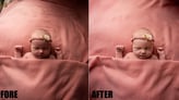 Baby Skin Smoothing Before and After 