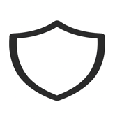 Custom shield trust badge icon representing licensed and insured status for Grasshopper Builders