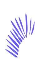Purple Palm Leaves up