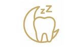 Sleep apnea and dental specialist icon: appliances, implants, periodontics