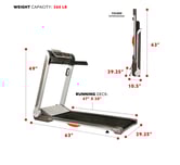 treadmill dimensions
