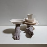 Sculpture d'Elodie Lefebvre présentée durant un événement Quatre-Quarts