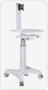 Neprova high adjustable mobile telemedicine medical computer workstation