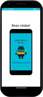 tela de boas-vindas