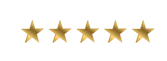 five gold stars on a black background