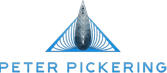 Peter Pickering Full Logo in Blue