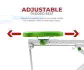Row and ride exercise machine