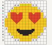 Nanogram Puzzle Heart Eyes Smiley 