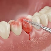 Saignement gencives à cause des brossettes interdentaires hygiene-precision.com