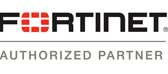 a logo for fortinet authorized partner