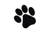 a dog paw print of a paw print of a paw print of a paw print