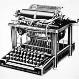 machine écrire dactylographie