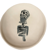 vajilla ilustrada africana