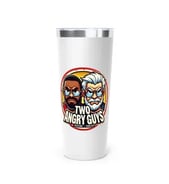 two angry guys mugs with angry guys on them