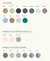 Ceramic de Luxe nuancier modèle Iris / Pool concept piscines 79