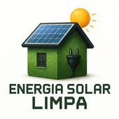 Energia Solar Limpa logo