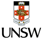 UNSW logo, leading research and education, top Australian university.