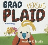 brad versus plaid rhyming picture book cover