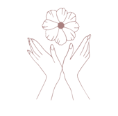 mains fleurs