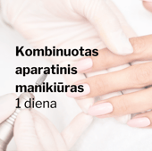 Kombinuotas aparatinis manikiūras