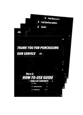 Preview of How-To-Use Guide PDFs for Full deliverables