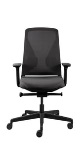 Sensit T150, ergonomic designed, following BIFMA standard, synchron dynamic backrest, armrest adj.