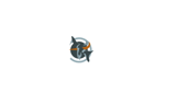 Plane symbol flips and transforms into a central logo icon with circular motion graphic outlines and fills around the logo