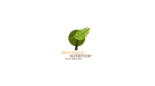 Leaf lands softly at center as twig fades back into the ground and REAF VALLEY NUTRITION text appears as write on animation