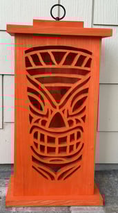 Tiki Face #1 - Large Tiki Lantern