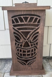 Tiki Face #1 - Large Tiki Lantern