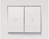 a white light switcher with two switches and a white light switch
