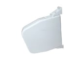 a white plastic container with a white lid and a white lid