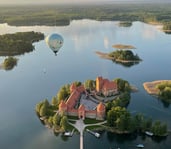 Hot air balloon Trakai
