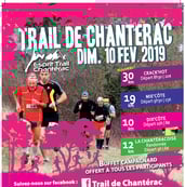 Affche trail de chantérac 2019