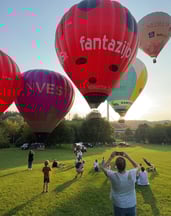 private hot air balloon ride vilnius or trakai