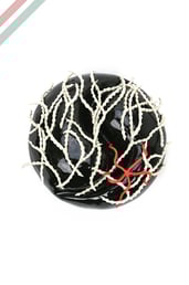 Courtney Mattison Turn the Tide Art Black Coral Banner