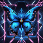 Blue Butterfly Ability logo
