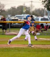 Little League Cubs vs Red Sox. Photo by Taylor Pleasant