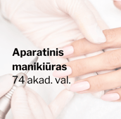 Aparatinis manikūras 74 val