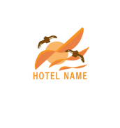 Final frame - full HOTEL NAM,E logo with animated elements forming together