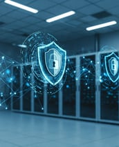 Visual representation of cybersecurity.