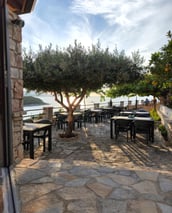 The Sunset Drift Tavern terrace Ksamil Albania
