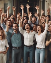 A person is looking at a computer screen displaying a document titled 'Overview - All Private Equity - Fundraising, Investments, & D'. The document contains statistical charts and graphs related to private equity market statistics from 2007 to 2022. Various tabs and functions like 'File', 'Home', 'Insert', and 'Design' are visible in the interface.