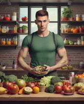 A gradient background with a blend of blue and orange colors. The phrase 'All the answers are within you.' is written in orange text, with the first part at the top and the second part at the bottom.